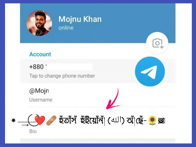 টেলিগ্রাম বায়ো বাংলা | telegram bio Bangla & English 2024