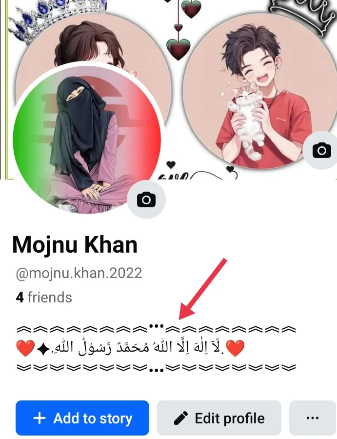 ইসলামিক স্টাইলিশ বায়ো বাংলা - Facebook Islamic bio