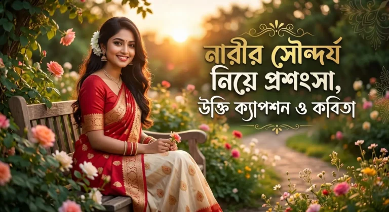 নারীর সৌন্দর্য নিয়ে প্রশংসা, উক্তি ক্যাপশন ও কবিতা