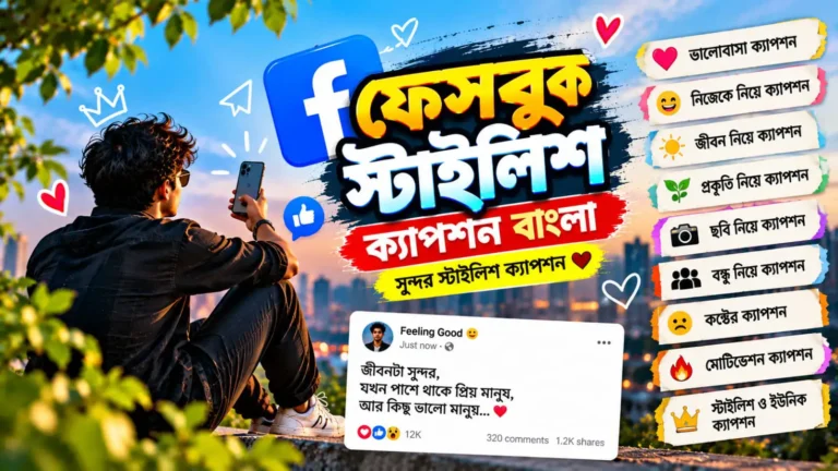 ফেসবুক স্টাইলিশ ক্যাপশন বাংলা - সুন্দর সুন্দর স্টাইলিশ ক্যাপশন