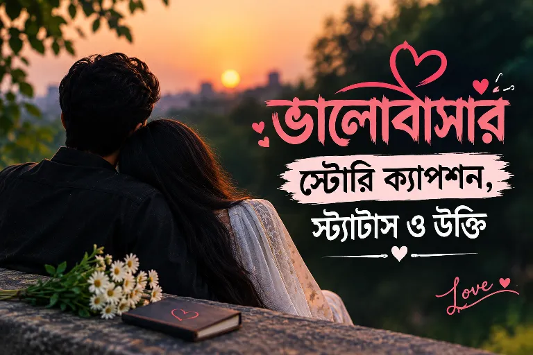 ভালোবাসার স্টোরি ক্যাপশন, স্ট্যাটাস ও উক্তি