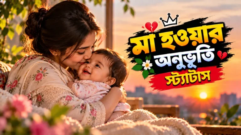 মা হওয়ার অনুভূতি স্ট্যাটাস - প্রথম মা হওয়ার অনুভূতি স্ট্যাটাস