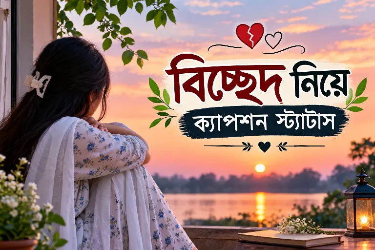 বিচ্ছেদ নিয়ে উক্তি -বিচ্ছেদ নিয়ে ক্যাপশন স্ট্যাটাস