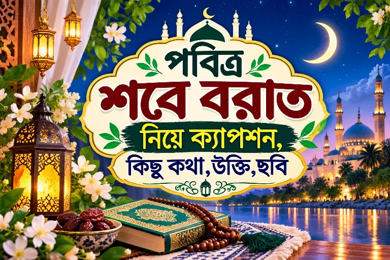 শবে বরাত নিয়ে ক্যাপশন - পবিত্র শবে বরাত নিয়ে কিছু কথা, উক্তি, ছবি