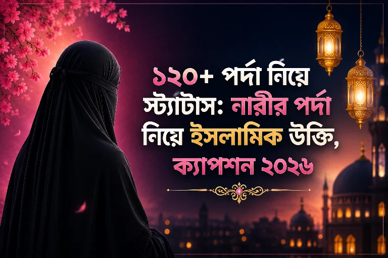 পর্দা নিয়ে স্ট্যাটাস: নারীর পর্দা নিয়ে ইসলামিক উক্তি,